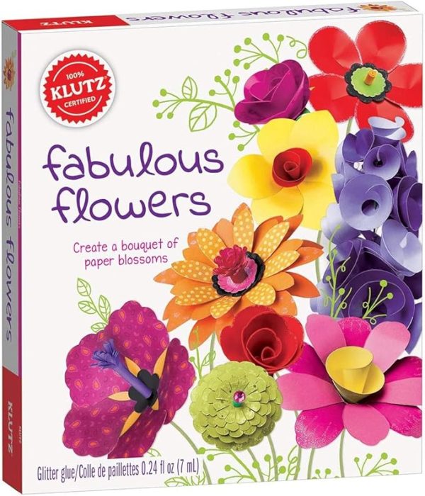 Klutz Fabulous Flowers Craft Kit, Brown/a