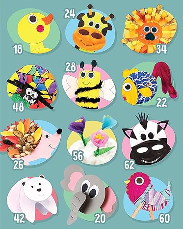 3D Paper Crafts for Kids: 26 Creative Projects to Make from A–Z (Happy Fox Books) Practice the ABCs while Making Adorable Giraffes, Kites, Apples, Unicorns, Zebras, and More, for Children Ages 4-8 - Image 3